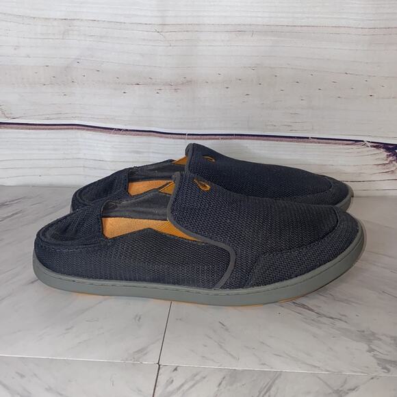 Olukai Nohea Mesh Grey Slip On Shoes Size 8 - Picture 2 of 11